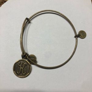 “K” Alex and ani bracelet